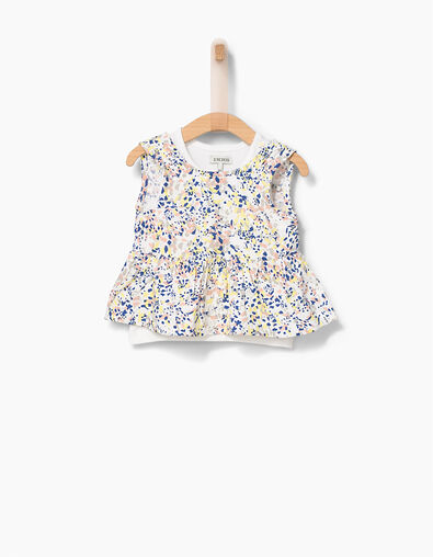 2-in-1 blouse met top voor babymeisjes - IKKS