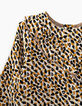 Blouse blanc cassé imprimé léopard bébé fille-2