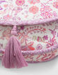 Lila Mädchenumhängetasche mit Blumenprint-6
