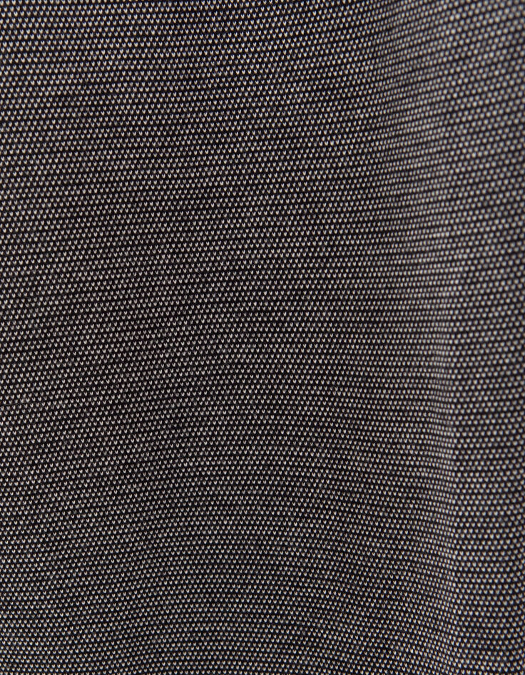 Graue, elegante, knöchellange Damenhose mit hohem Bund-8 Graue, elegante, knöchellange Damenhose mit hohem Bund-8