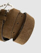 Ceinture bronze cuir Homme-4