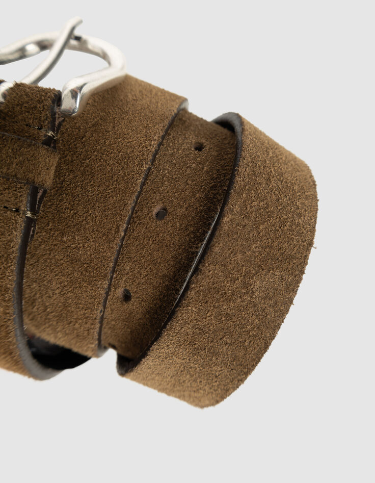 Ceinture bronze cuir Homme-4
