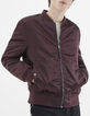 Bomber réversible dark purple et noir nylon Homme-2