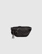 Banaantas 1440 POCKET BELT in doorstikt leer dames-1