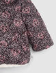 Wendesteppjacke in Schwarz und Weiß für Babymädchen-5