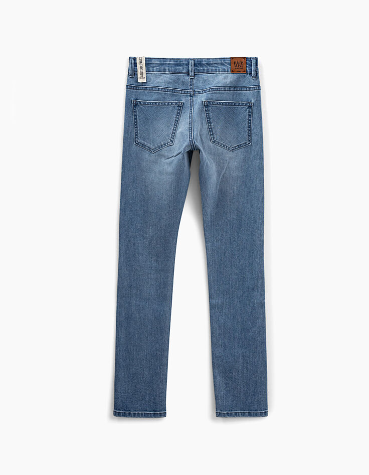 Boys' light blue skinny jeans-3