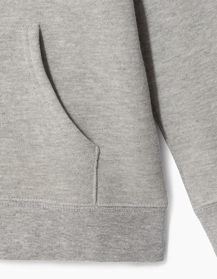 Boys’ zip-up grey cardigan-5
