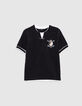 Camiseta trampantojo negra de niño-1