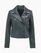 Glad leren damesjack-6