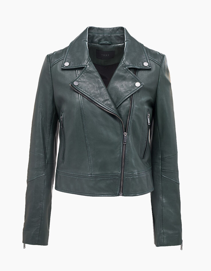 Glad leren damesjack-6