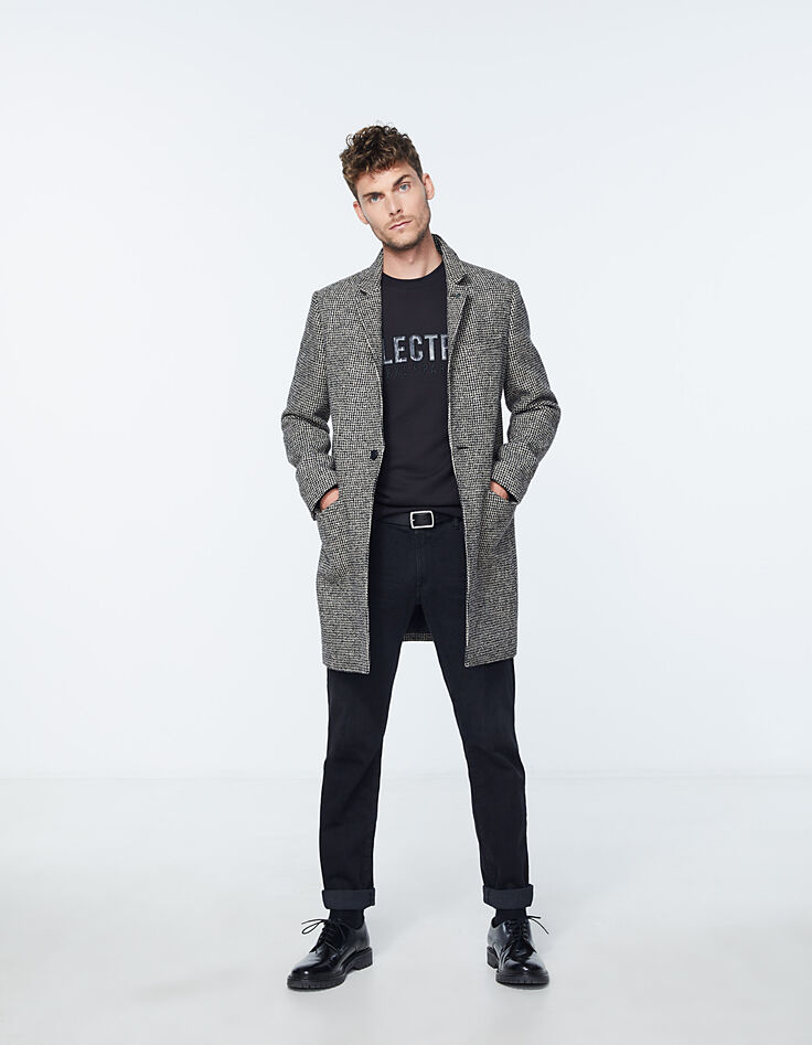 Sudadera negra Electro IKKS Paris Hombre-6