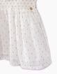 Girls’ off-white foil and gold sequins dress-3