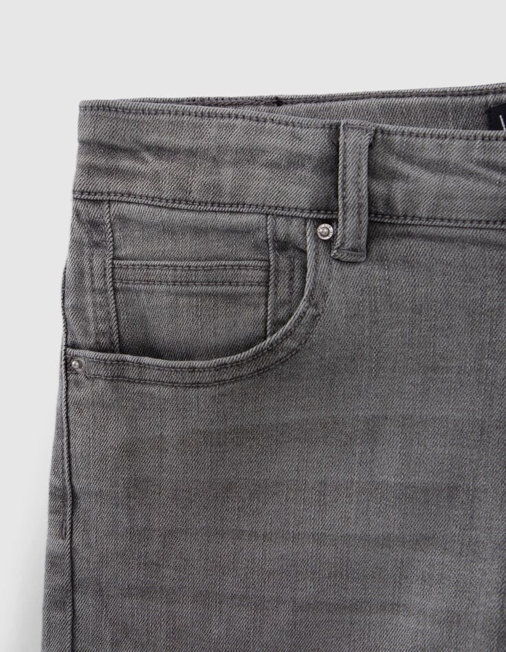 Graue STRAIGHT-Jungenjeans-4