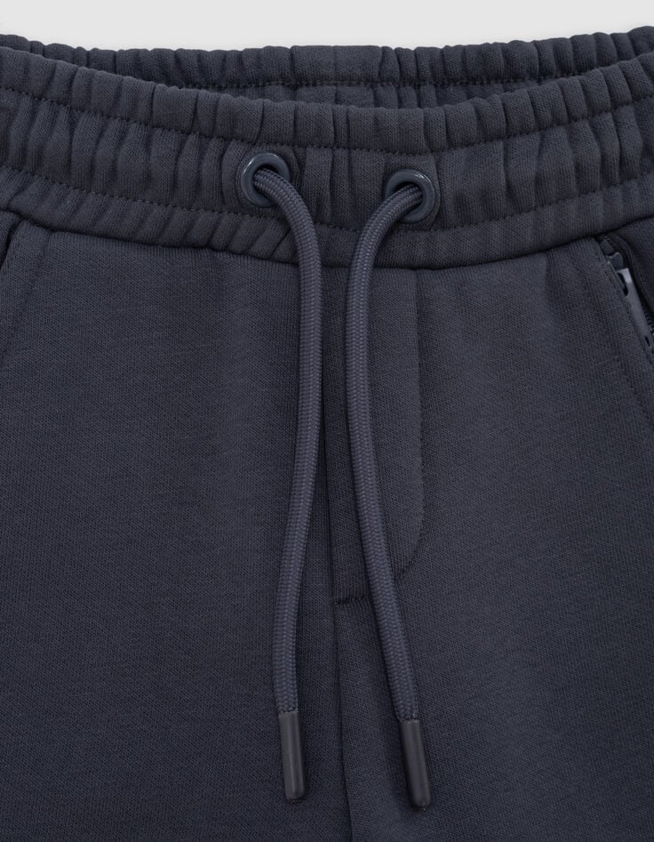 Ch&aacute;ndal gris de ni&ntilde;o con cremallera y un bolsillo-6