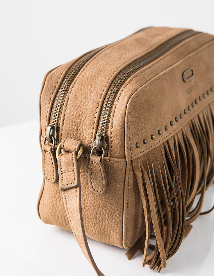 Sac pochette à franges femme-4