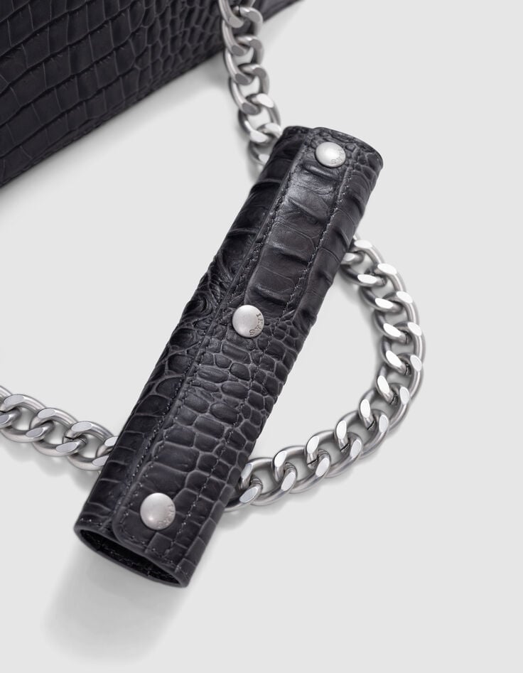 THE 1. ANIMALS crocodile-effect leather bag Size M Woman-3 THE 1. ANIMALS crocodile-effect leather bag Size M Woman-3