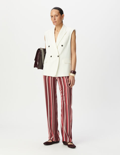 Veste de tailleur blanche polyester recyclé Femme  - IKKS