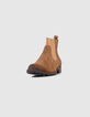 Tabakbraune Chelsea-Herrenstiefel aus Veloursleder-2