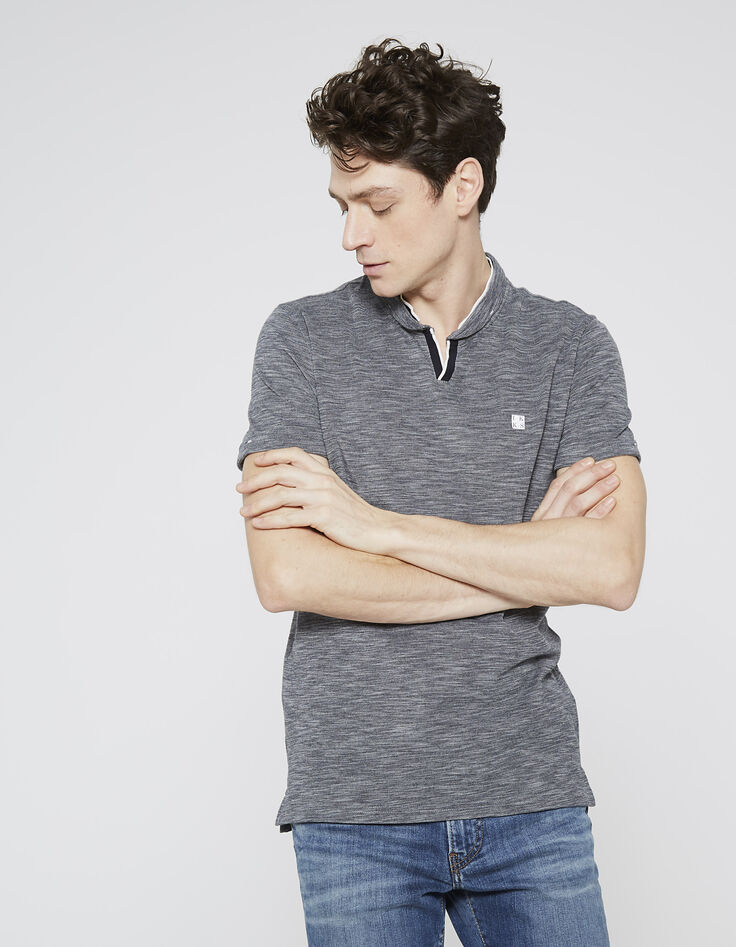 Polo jaspeado hombre-5