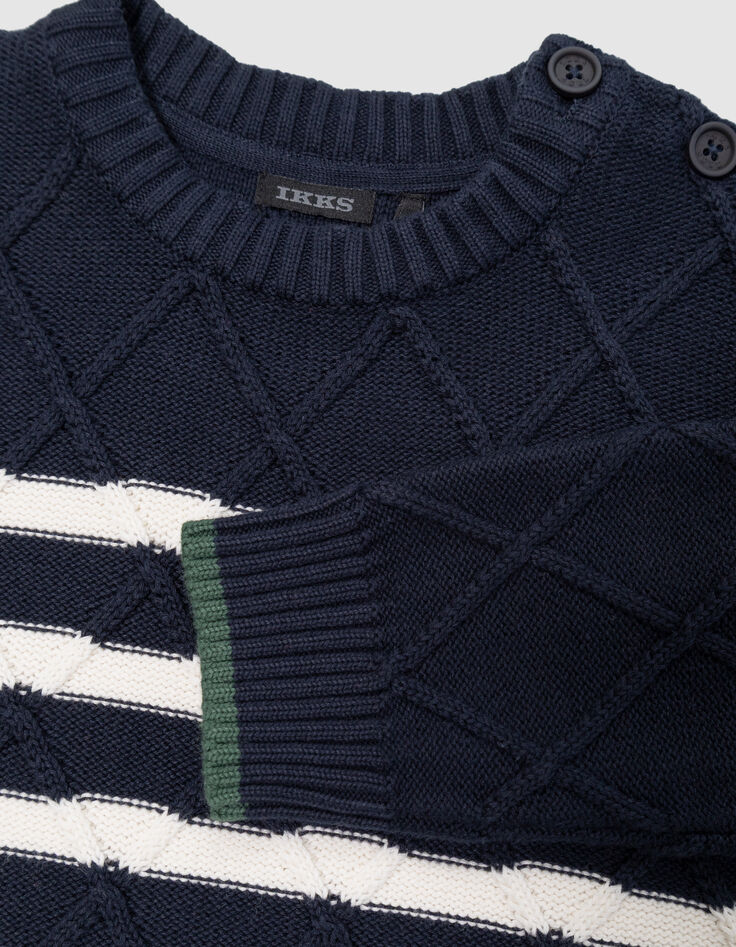 Boys’ decorative knit sailor sweater-6