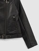 Girls&rsquo; black biker-style jacket-5