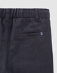 Marineblaue Jungen-Jogginghose mit Hahnentrittmuster-6