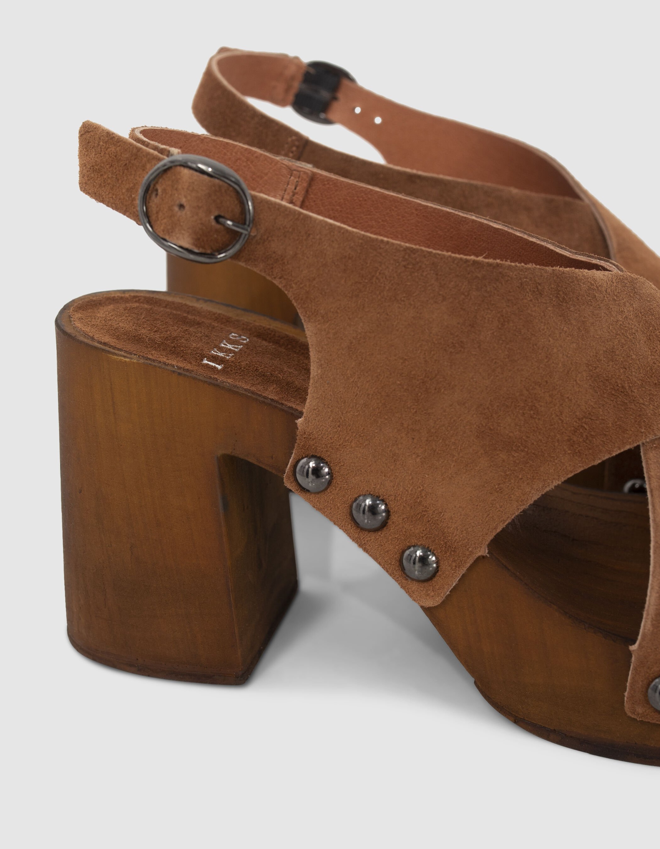 Chaussures talon bois best sale femme