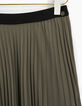 Langer M&auml;dchenrock in Khaki-4