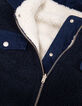 Veste réversible en jean brut et sherpa fille-9
