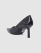 Bombas de cuero glacé negro Ligne 111 Femme-3