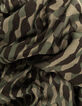 Kleid mit khakifarbenem Camouflage-Print für Damen-7