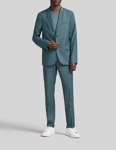 Veste de costume vert bleut&eacute; Homme - IKKS