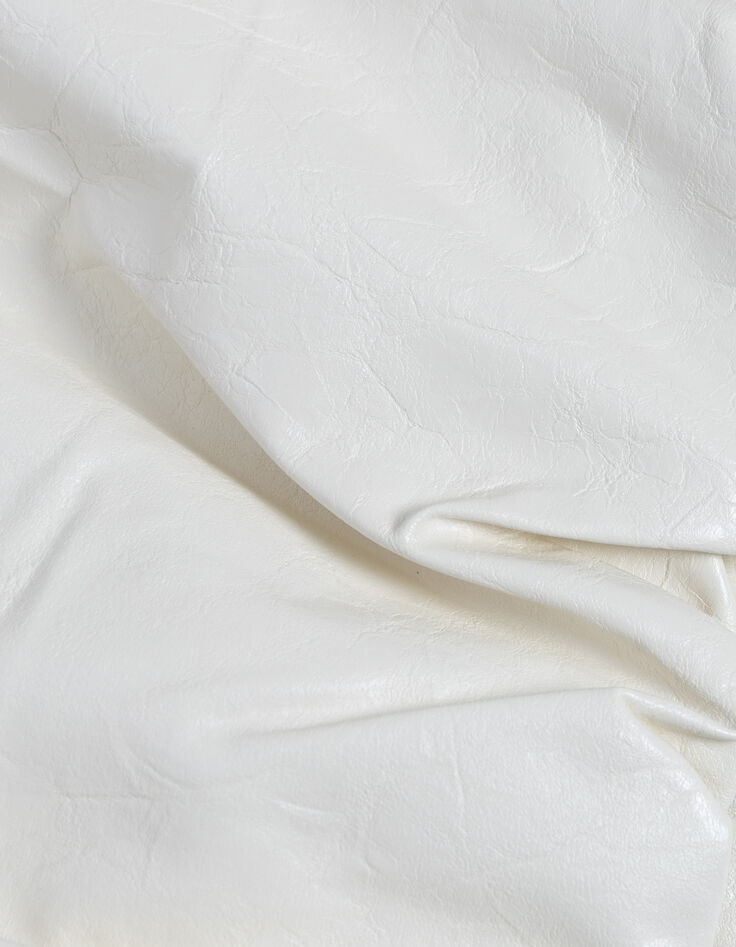 Wit rockjack met afneembare mouwen Dames-5