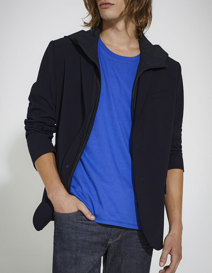 Veste marine à parmenture amovible Homme-2
