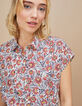 I.Code off-white floral print dress-4