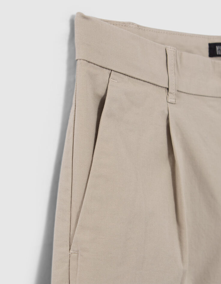 Bermuda CHINO beige garçon-5
