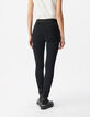 Jean jegging noir powerstretch 7/8e Femme-3