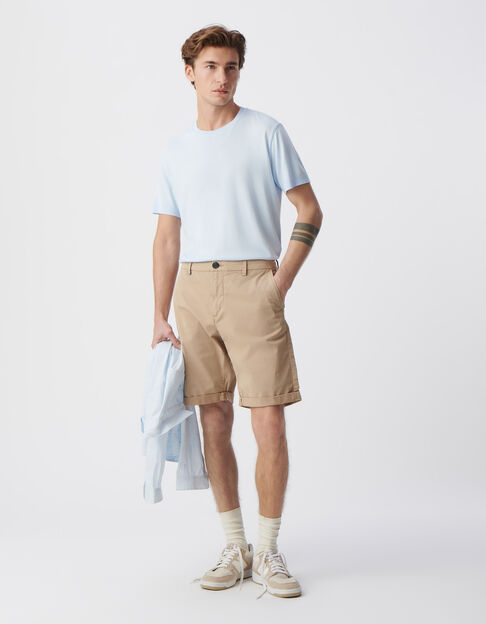 Men’s sand TAPERED CHINO Bermudas - IKKS