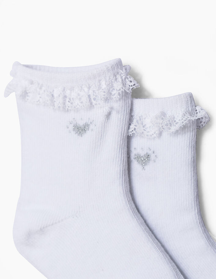 Baby girls' white socks - IKKS