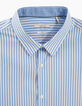 Camisa de rayas azul hombre-2