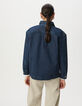 Women’s white denim striped shirt-4