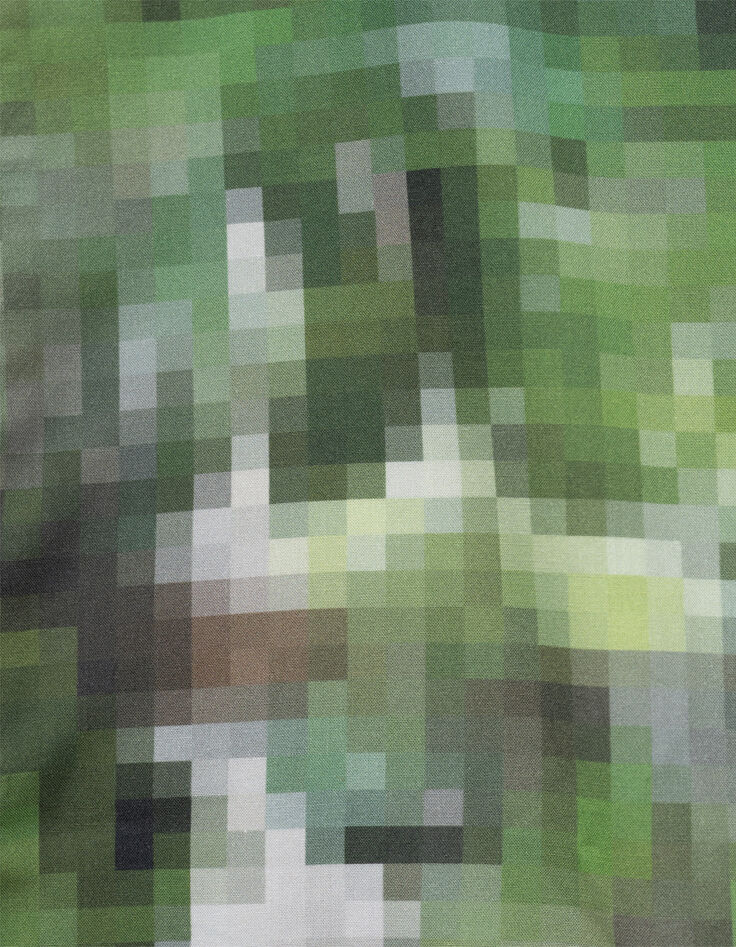 Chemise kaki imprimé camouflage pixellisé garçon-9