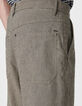 Pantalon battle gris motif rayures Homme-4