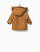 Parka coñac bebé niño-4
