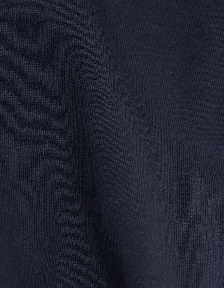 Baby girls' black and navy reversible leggings-8 Baby girls' black and navy reversible leggings-8