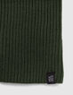 Bronzefarbener Jungenrippstricksnood -2