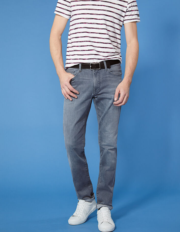 Graue Slim-Fit-Jeans - IKKS