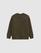 Sweat khaki typo punch needle effect boy-3