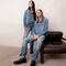 Unisex indigo WATERLESS denim REGULAR Gender Free jeans - IKKS image number 5