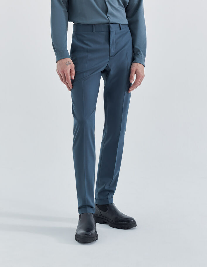 Men’s steel twill TRAVEL SUIT suit trousers-1